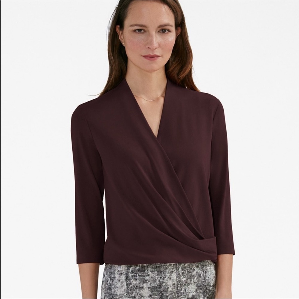 MM LaFleur Blouse - Deneuve 4.0 - Blackberry - 3/4 Sleeve